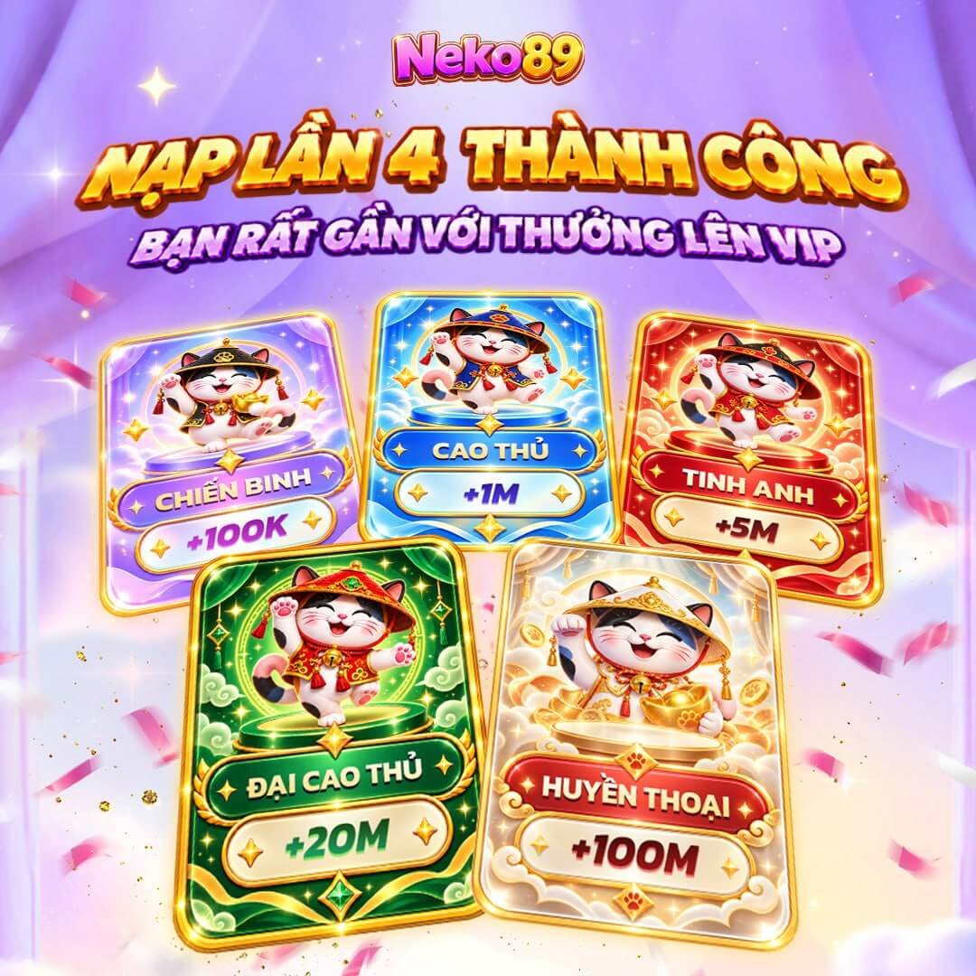 Hình ảnh khuyến mãi: Nạp lần 4 thành công, rất gần thưởng lên VIP